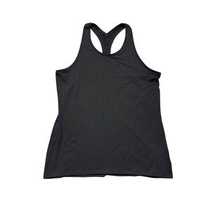 Athleta Power Up Tank Top NWT Medium Black Workout No Stink UPF Wicking Athletic